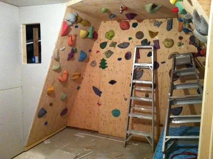 Installing a Kids Climbing Wall in a Stud Frame House